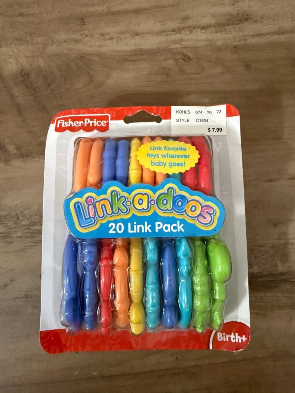 NWOT Fisher-Price Link-a-doos 20 Link Pack 🧡